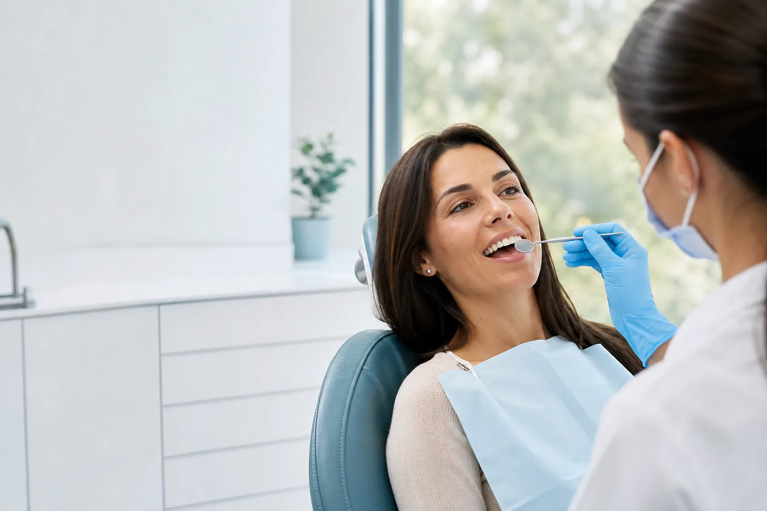 Illustrative routine dental examination